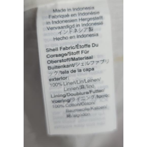 J Crew- Point Sur- Linen Striped A Line Dress- size 12 - Picture 9 of 10